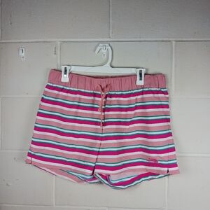 The North Face Run Class V Mini Shorts Creekside Stripe Womens‎ Size Medium